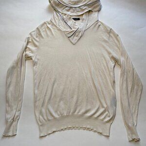 Gianni Versace Hoodie M Thin White Big Hood